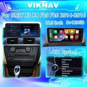 Wholesale Viknav 12.3 inch Car Radio For BMW X3 X4 F25 F26 2011 2012 2013 CIC System Wireless Multimedia Player GPS Navigation And from china suppliers