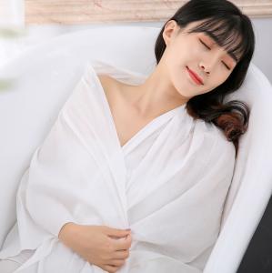 Wholesale Soft Absorbent Cotton 17.5x23.5cm 75GSM Disposable Bath Towel from china suppliers