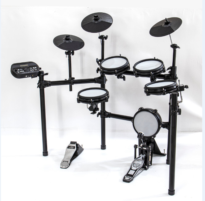 T850 mesh head wooden digital drum set 9-piece electronic drum set percussion jazz constansa music drum set
