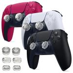 Universal Crystal Clear Soft Liquid Silicone Thumb Grip Caps For PS5/ PS4/ PS3/