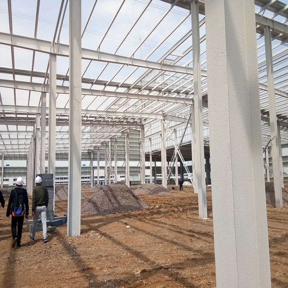 Prefabricated Steel Frame Factory Warhouse Steel Construction Fabrication