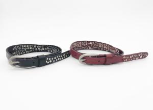 China 1.3cm Width Studded Waist Belt , Cool Studded Belts 95 - 125cm Length on sale