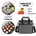 Adult Leakproof Insulated Lunch Tote With Shoulder Strap