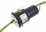 0 - 480V AC/DC Pneumatic Rotary Union With Electrical Connector / Ethernet
