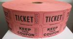 Wedding Printed Thermal Tickets Design And Printing White Board Kraft Paper