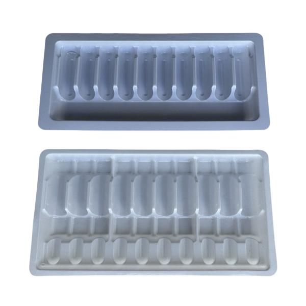 Customized Wholesale Of Drug Ampoule Tray 1ml 2ml 5ml 10mPET Ampoule Tray