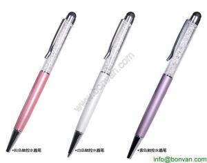 Wholesale metal Crystal gift promotional printed ballpen, advertising Crystal metal pen from china suppliers