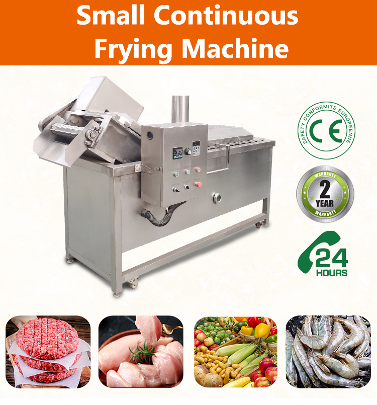 High Productivity Continuous Puff Puff Frying Machine with Automatic Temperature Control