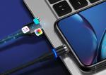 LED 3 In 1 5V 3A 9V Magnetic Lightning Charging Cable