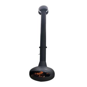 Wholesale 2.6ft Ceiling Suspended Fireplace 80m2 Wood Burning Fire Pits from china suppliers