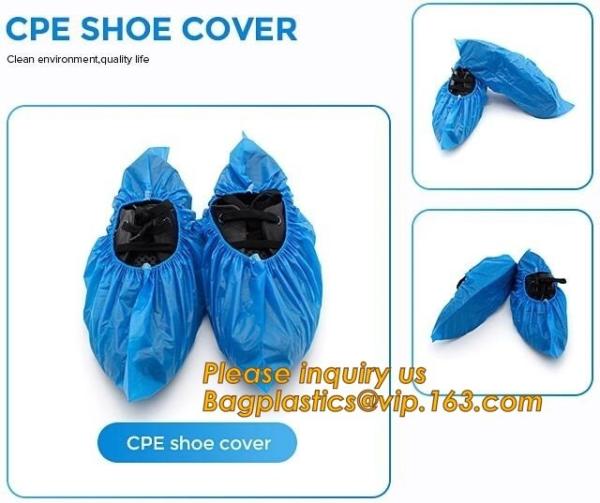 Safety Products, anti-slip, Indoor Disposable, Medical Plastic, Shoe Covers,
