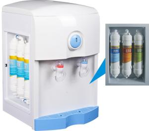 Wholesale RO / UF Filtered Water Dispenser Electric Water Cooler With 3 Stage Filters from china suppliers