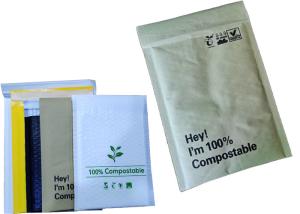 Wholesale EcoMailer OEM Plastic Free Packaging 100% Biodegradable Kraft Bubble Mailers from china suppliers