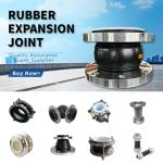 PN6-PN40 Dn200pn16 Carbon Steel Galvanized Flange Single Sphere Rubber Expansion