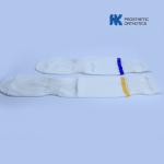 Orthotic Glass Fiber Socks For Carbon Fiber Foot Low Waist White Color
