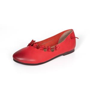 Wholesale S409 New Retro Stitching Woven Thick High-Heeled Leather Women'S Shoes, Simple And Elegant Style Shoes from china suppliers