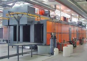 Wholesale 500kg/H Tilting Type Automatic Metal Coating Line Quick Drying from china suppliers