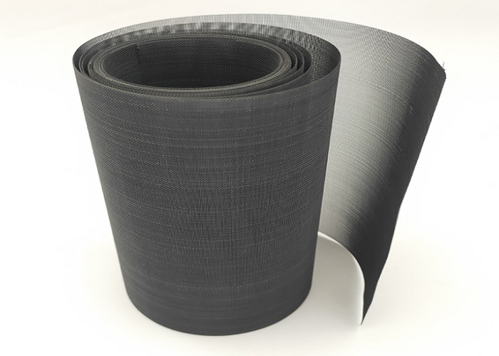 Black ASTM Standard 200mesh Titanium Wire Mesh With Square Hole
