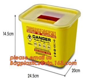 Wholesale Disposal sharp container for store and dispose of medical waste, FDA Certificated Plastic Hospital Medical Waste Disposa from china suppliers