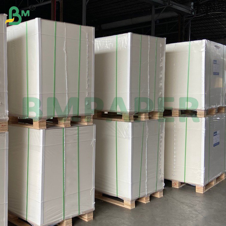 310gsm Blue Core Paper Double Side Coated Glossy Cardboard Sheets