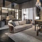 1.1m Fabric Leather Chesterfield Sectional Pine Sectional Couch For Living Room