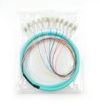 LC/UPC 50/125 APC OM3 3m 12core Fiber Optic Pigtail