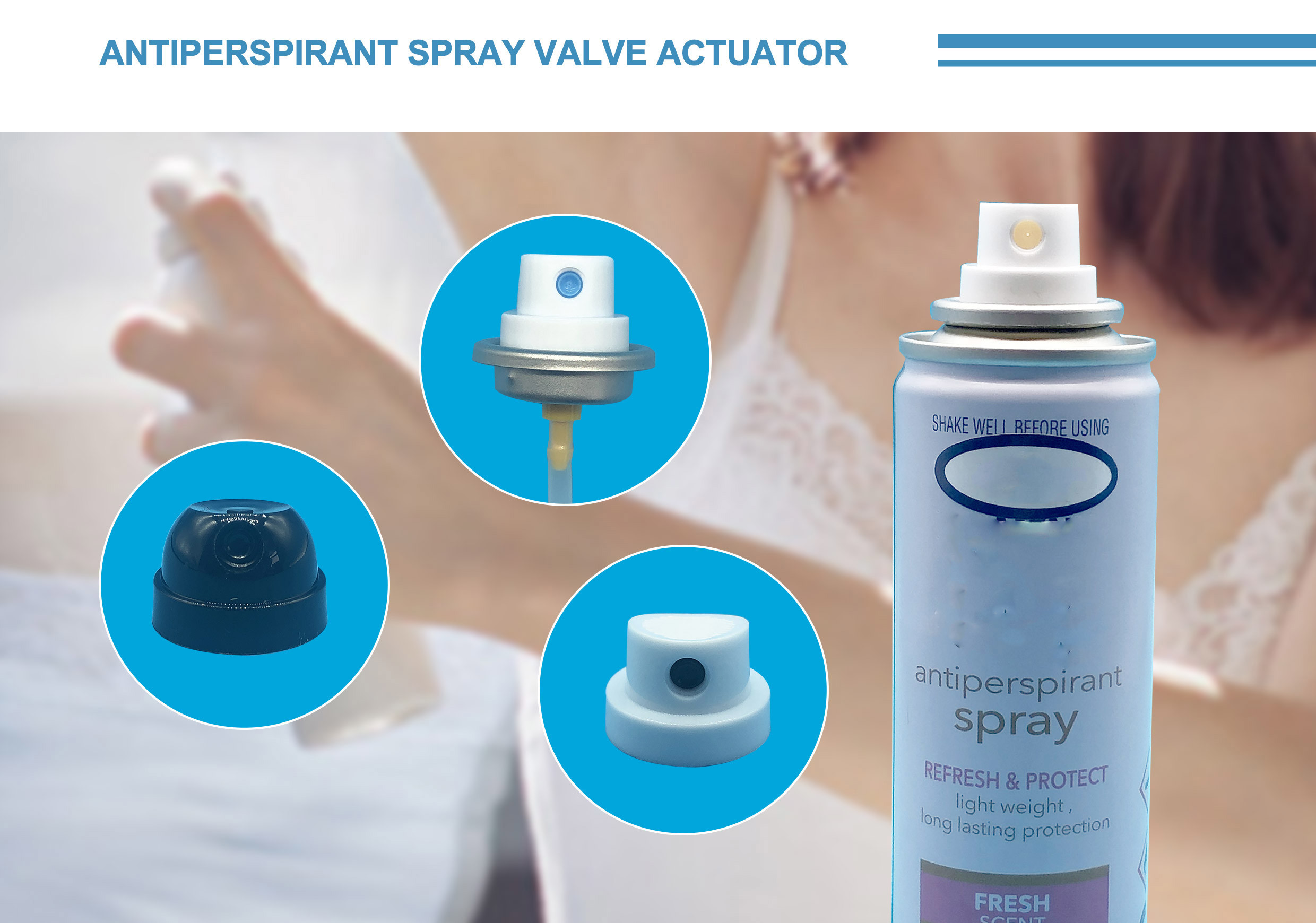 Efficient Clean Deodorant Valve for Personal Care - Smooth Dispensing, Hygienic Design