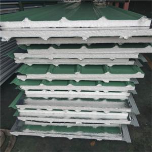 Wholesale waterproof 840mm silver paper 30mm eps sandwich roof panel for tiny house from china suppliers