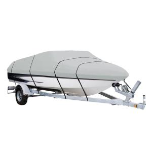 Wholesale All Weather Protection Waterproof Boat Cover 22' - 24' L Sleek Light Grey Color from china suppliers