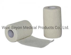 China White Cotton Cohesive Bandage Maroon Latex Free Cohesive Tape Medical on sale