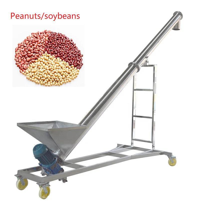 Stainless Steel 5 Ton Per Hour Particle Powder Screw Auger Conveyor Feeder
