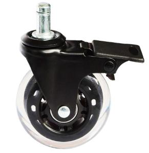 Wholesale 75mm Clear Casters office chair wheels from china suppliers