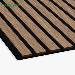 Wholesale Houses Wood Veneer MDF Wooden Acoustic Panels With Pet Wood Panel from china suppliers