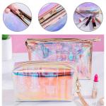 Holographic PVC Travel Makeup Organizer For Girl
