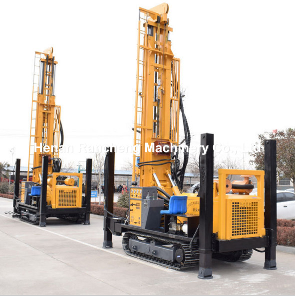 700m Depth 140 - 400mm Bore Dia Water Well Drill Machine 132KW Cummins Engine