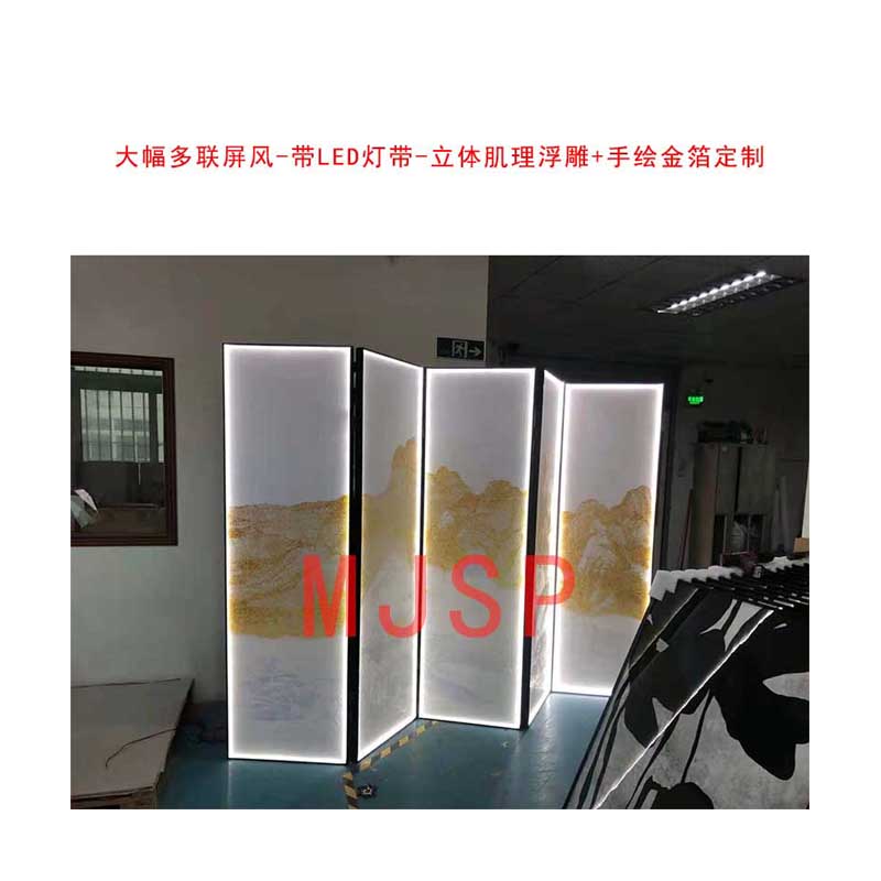 Custom 3D Mixed Media Painting Light Luxury Handmade Relief Wall Art Painting 6 Color