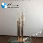 Factory wholesale gold metal candles holder for wedding table top centerpiece