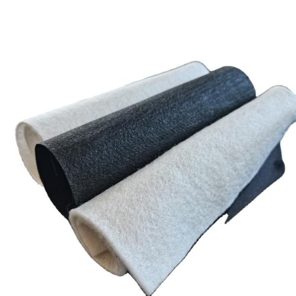 Black Short Fiber Pet Needle Punched Nonwoven Geotextile for Filtration