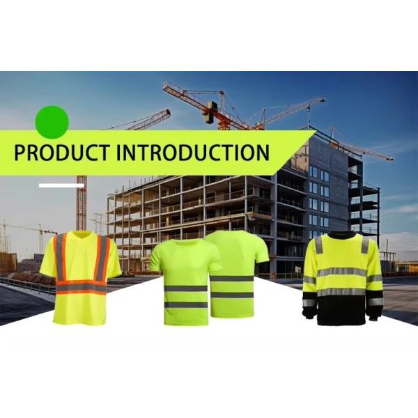 Strip Mesh Fabric Construction Security Safety Reflective Vest
