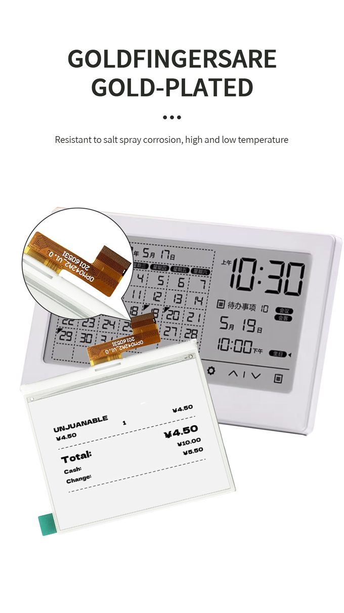 4.2 Inch E ink Epaper Display Module Static Screen Electronic Paper ODM