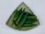 Fresh Okra Dried Fruits Vegetables More Flavor Nutrition Healthy Organic Snacks