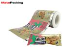 Colorful Printing Laminated Packaging Films , Customized Size Flow Wrap Film For