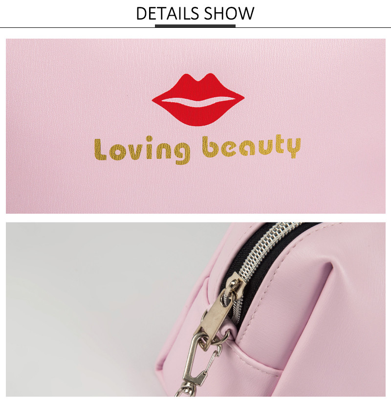 Loomiloo Adorable Roomy PU Cosmetic Bag For Travel
