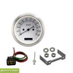 15mm Thick 2V DC Black Face Yacht Instrument Marine Dash Gauges