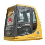 No Holes KOMATSU Cab Glass Excavator Front Windscreen Glass