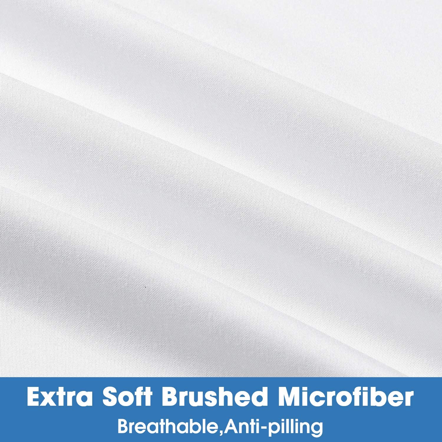 Solid Soft Brushed Microfiber Luxury Embroidery Sheet Set 3/4pcs Customized