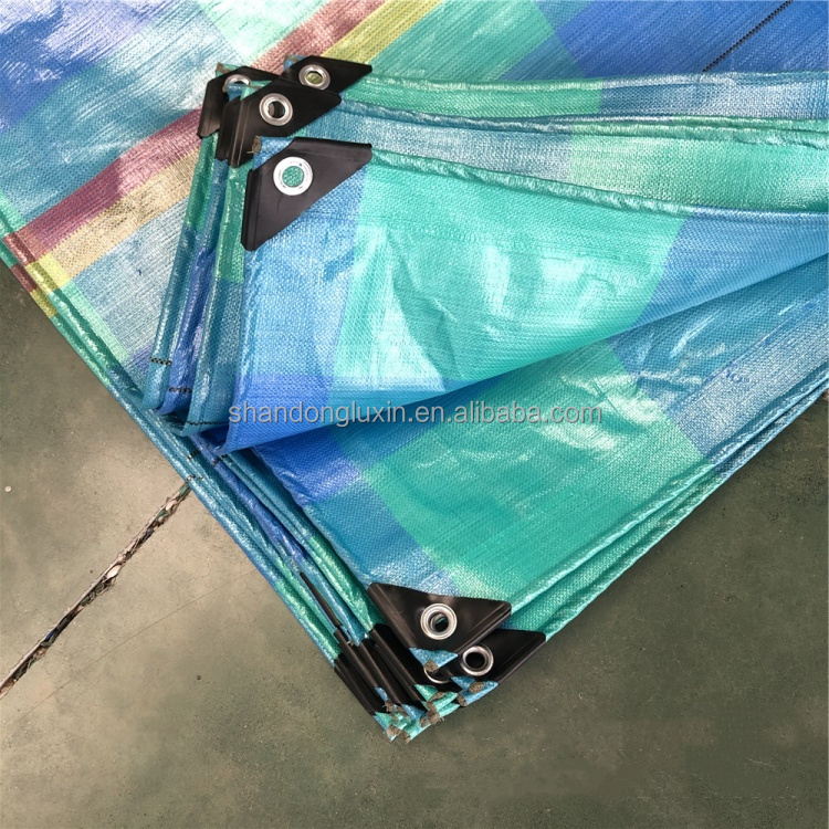 Density 6*6-16*16 PE Tarpaulin for Heavy Duty Truck and Cargo Cover Protection