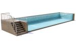 Medium-Sized Family Swimming Pool for Homestays Clubs Schools Sanatoriums and