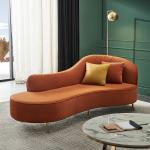 Fashion Hotel Bedroom Furniture Guest Room Sofa Set With Metal Frame