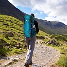 Durable Outdoor Lightweight Hiking Backpack Women'S 60L 80L With Dry Pocket